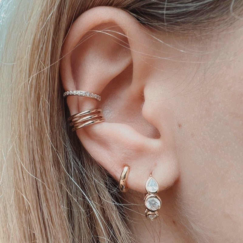 Earcuff plaque or tim