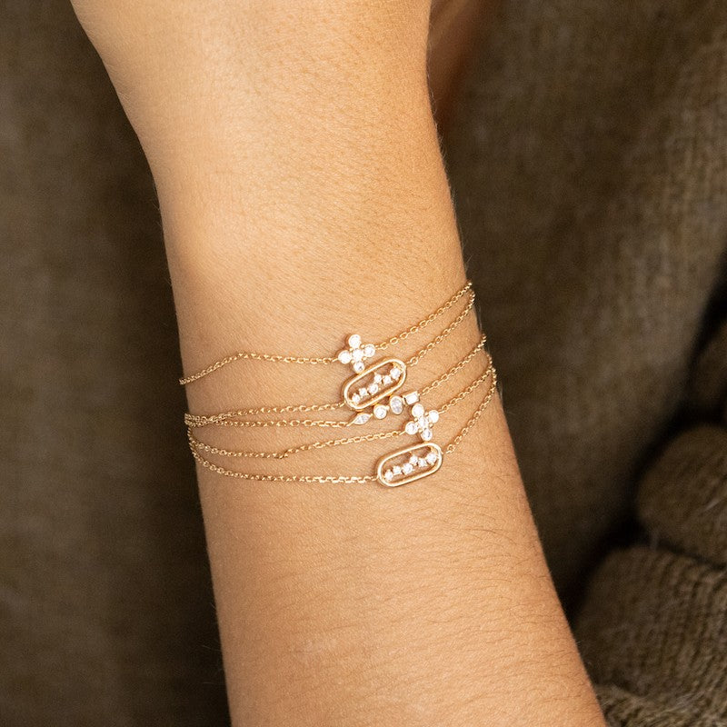 Bracelet plaque or sylvia