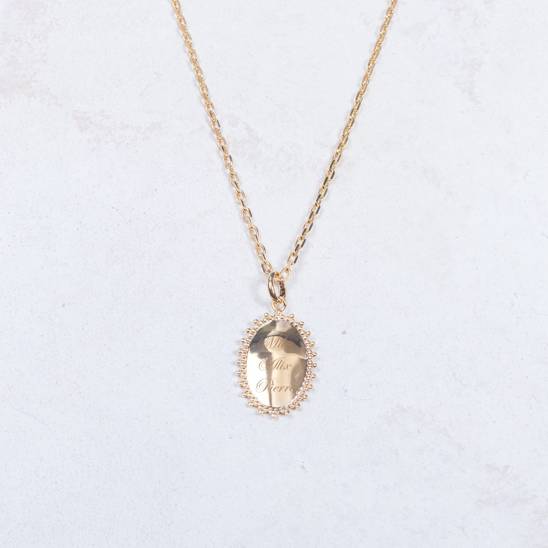 Collier Lila - Personnalisable