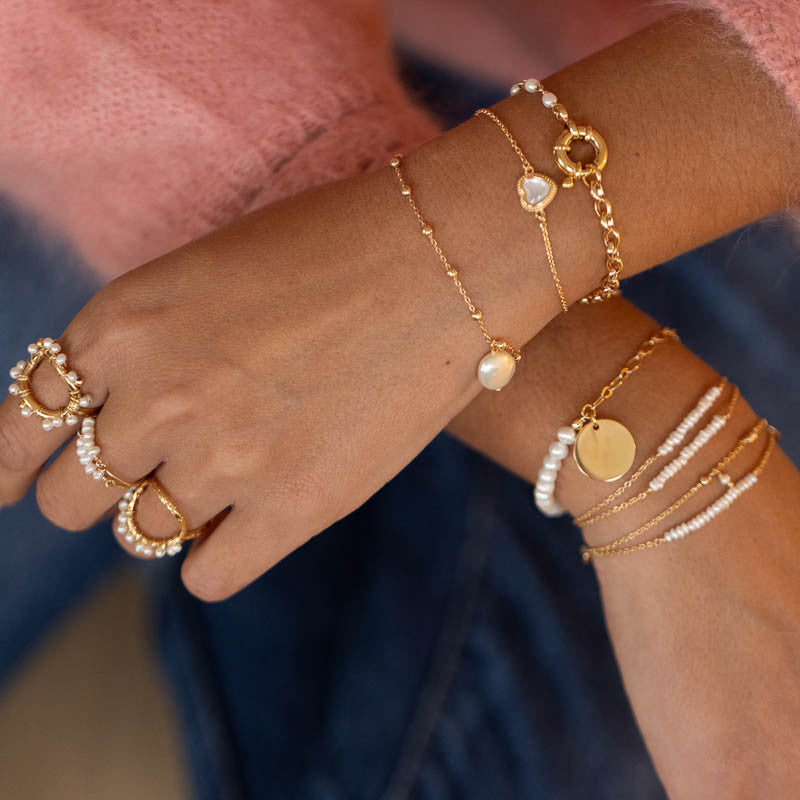 Bracelet plaque or christophe