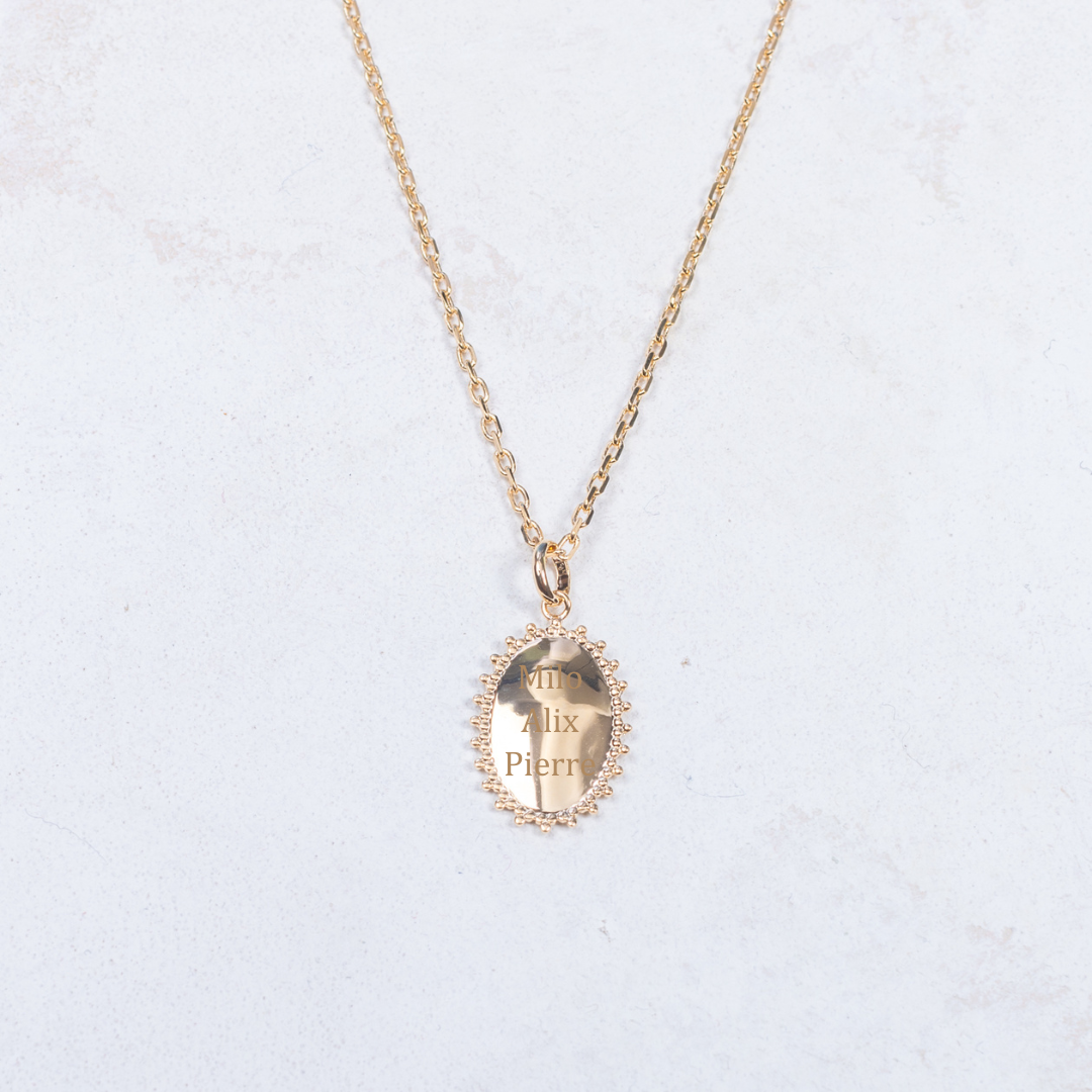 Collier Lila - Personnalisable