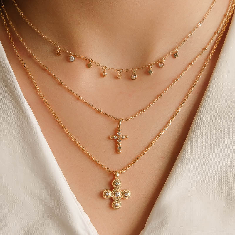 Collier plaque or berengere