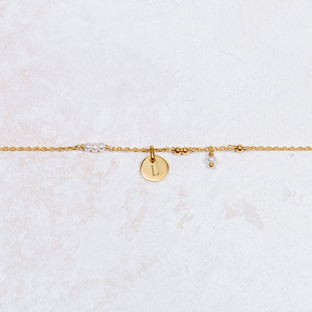 Bracelet Samuel - Blanc - Personnalisable