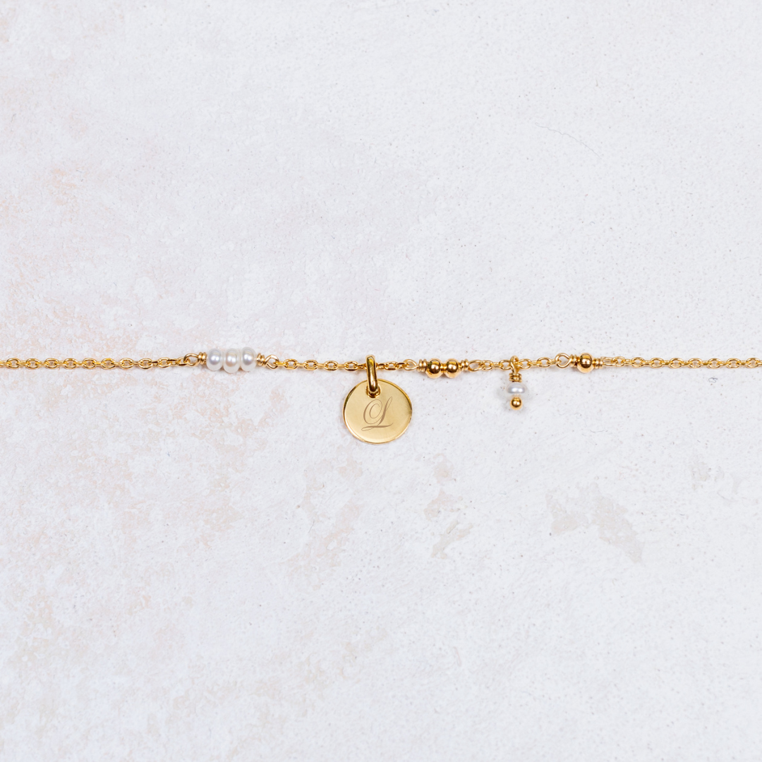 Bracelet Samuel - Blanc - Personnalisable