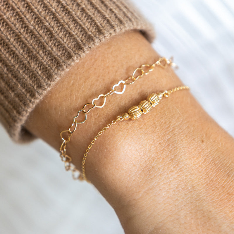 Bracelet plaque or josette