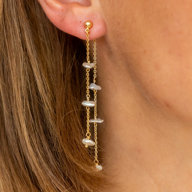 Boucles oreilles plaque or belle