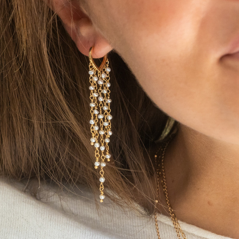 Boucles oreilles plaque or nicolas