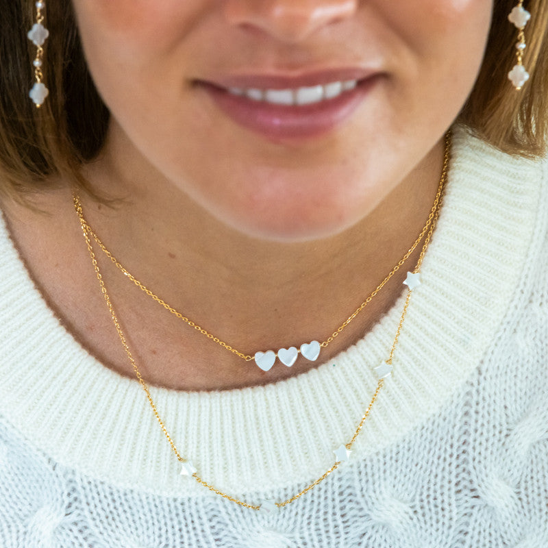 Collier plaque or nefeli