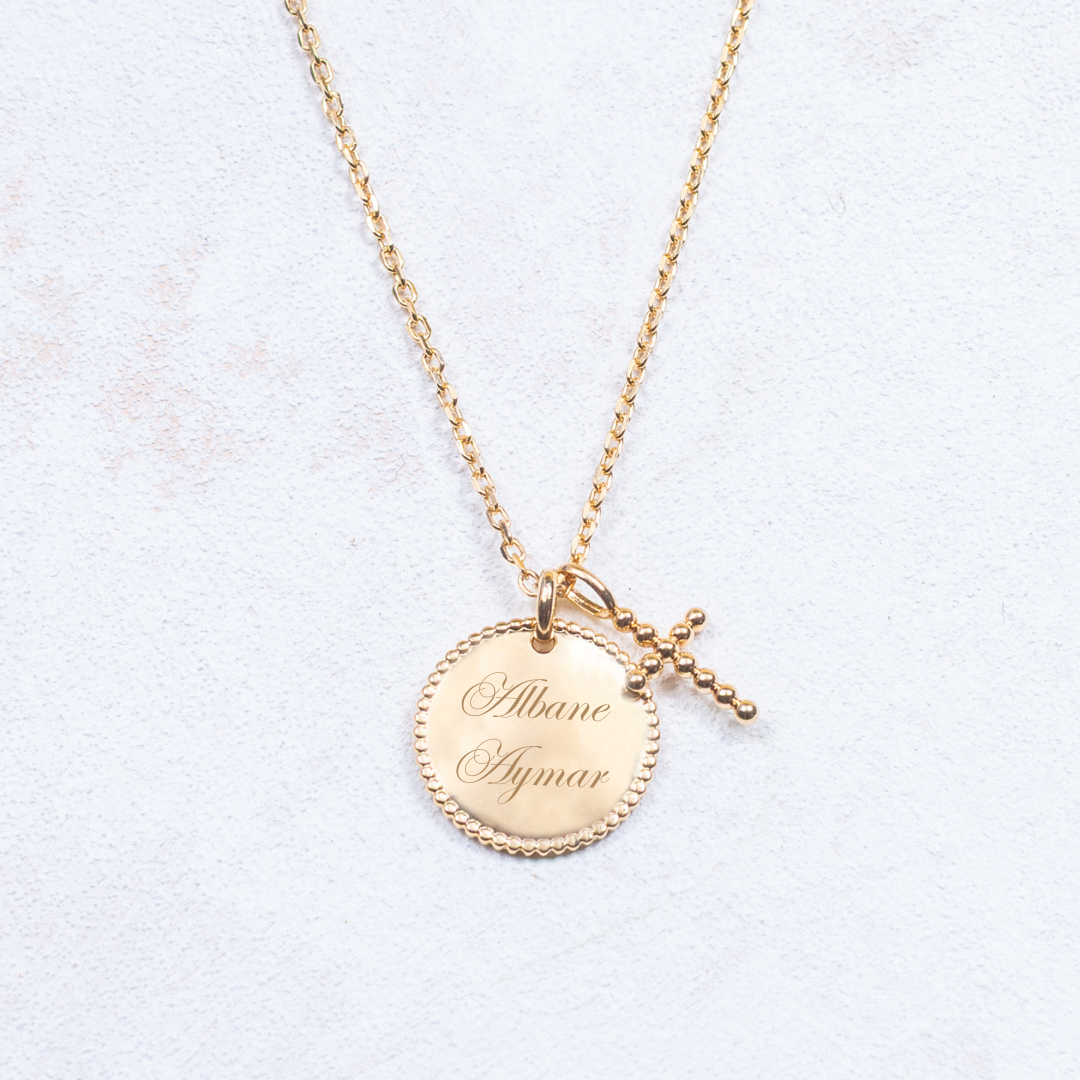 Collier Gabriel - Perlé - Personnalisable