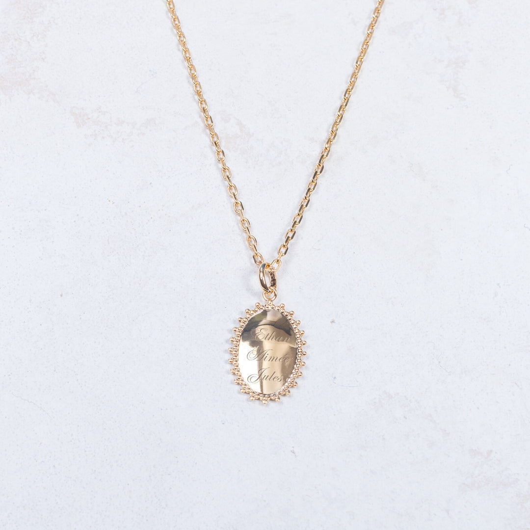 Collier Lila - Personnalisable