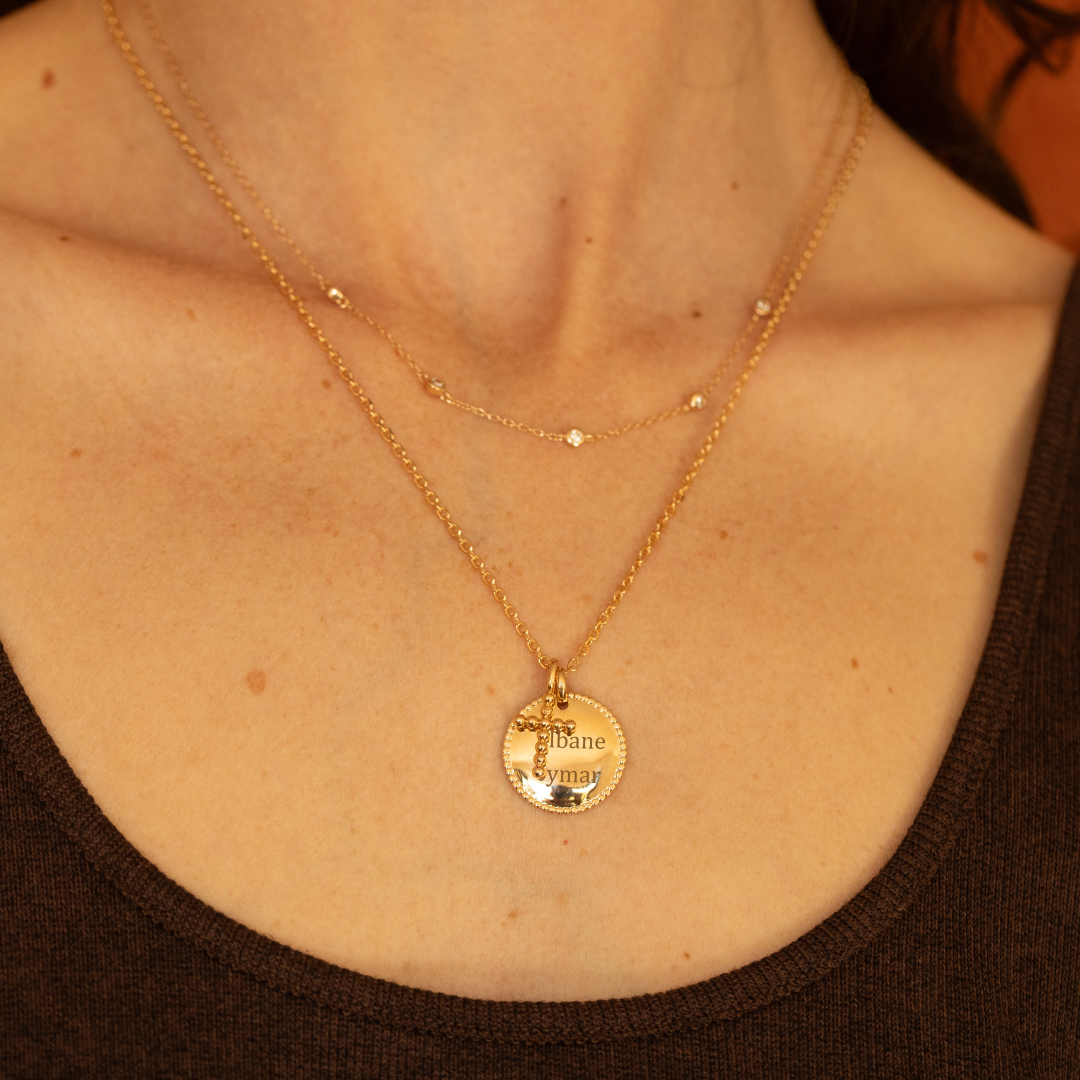 Collier Gabriel - Perlé - Personnalisable