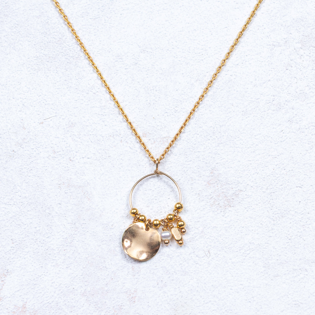 Collier Poppy - Plaqué Or - Petit Modèle