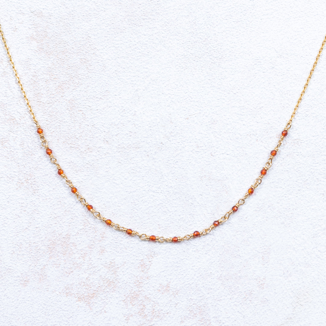 Freja Necklace - Rust - 45/50 cm