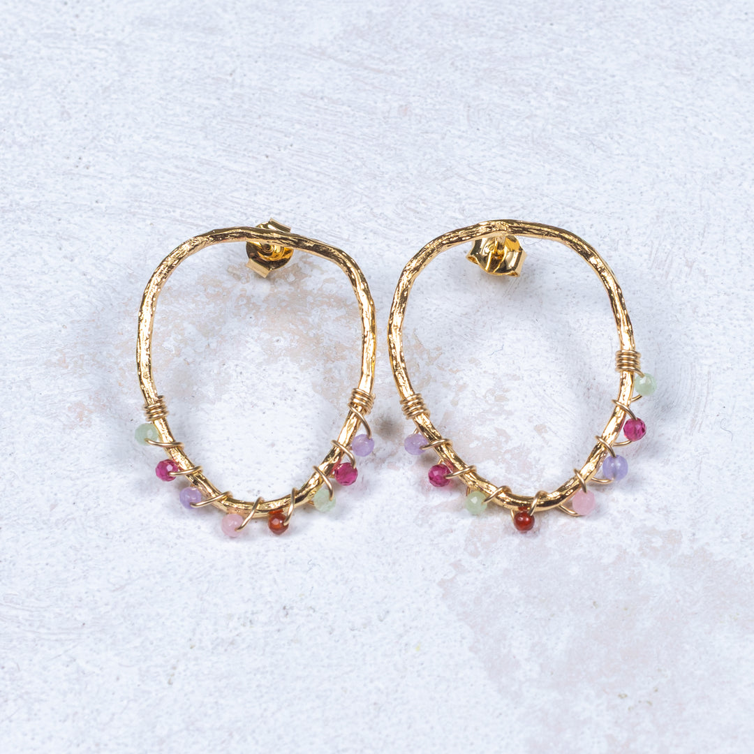Boucles d'oreilles Mahaut - Agrumes