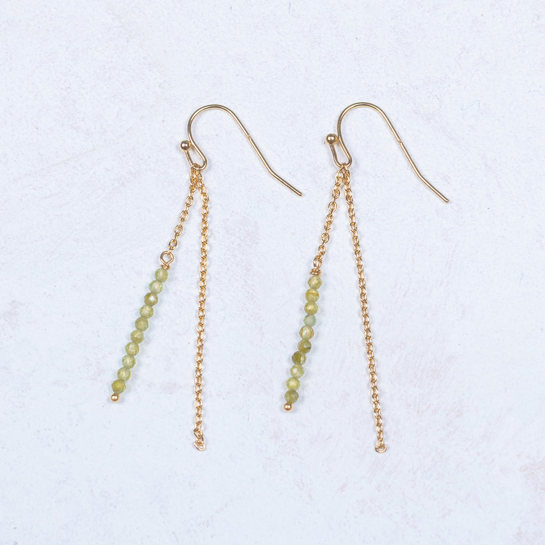 Boucles d'oreilles Antoine - Olive