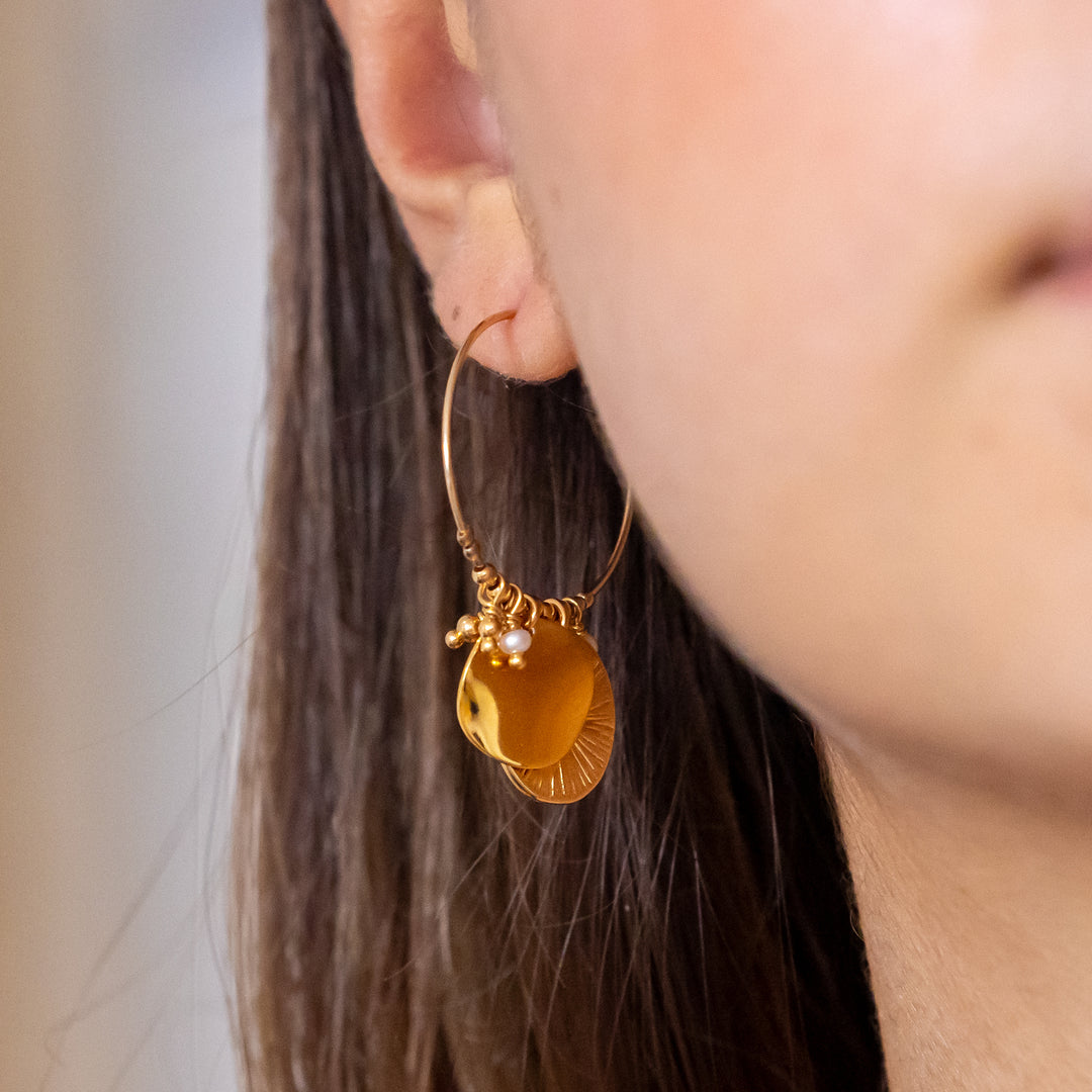Poppy Earrings - Gold Plated