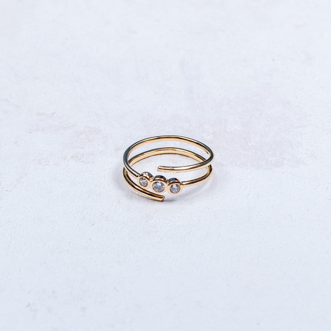 Bague Antarès - empierrée