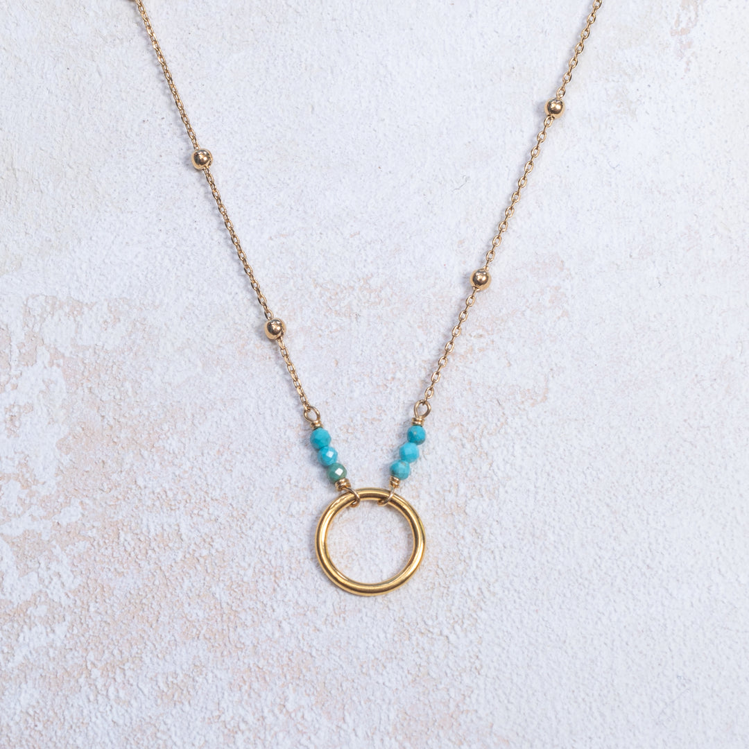 Collier Rosalie - Turquoise