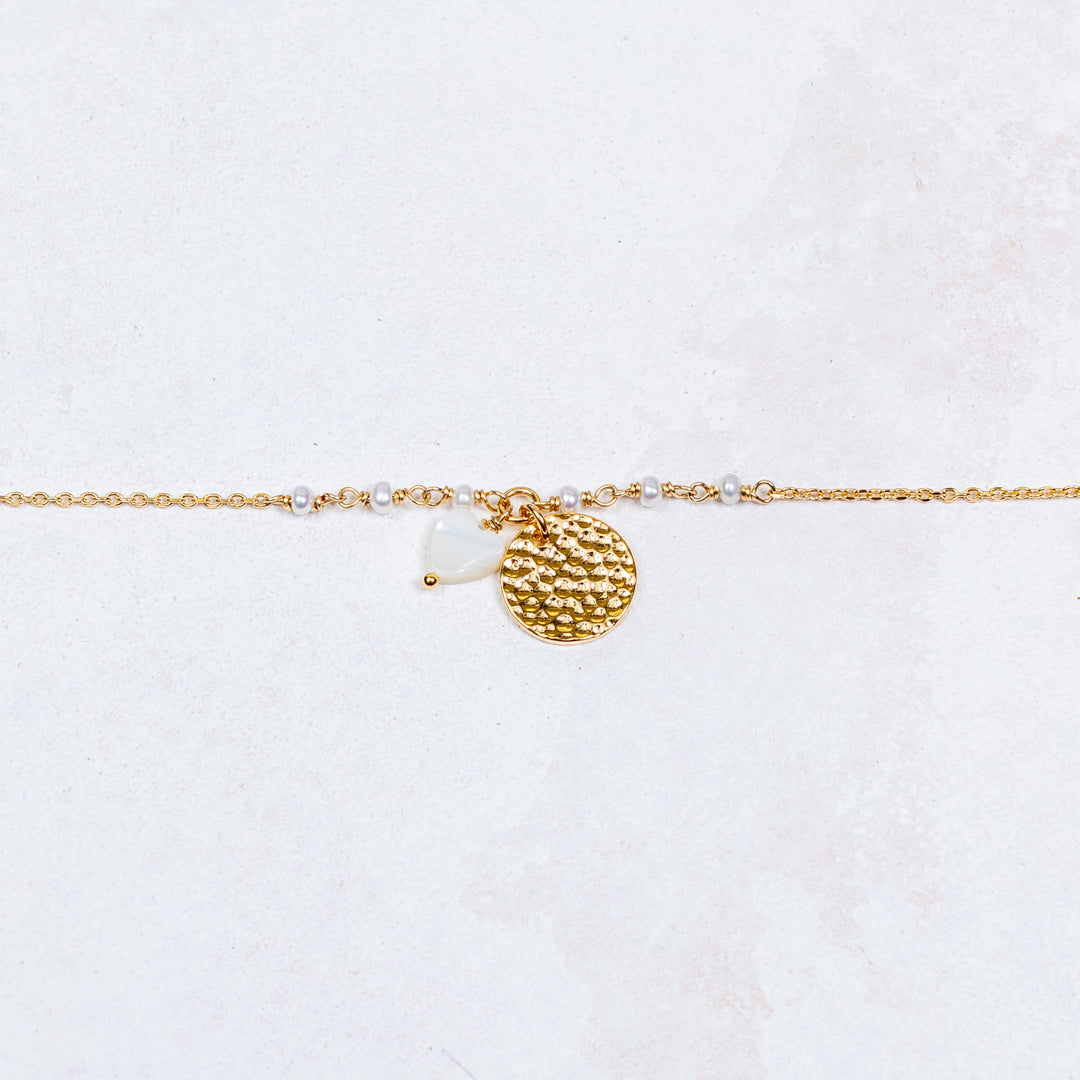 Baptiste Bracelet - Hammered - Personalized