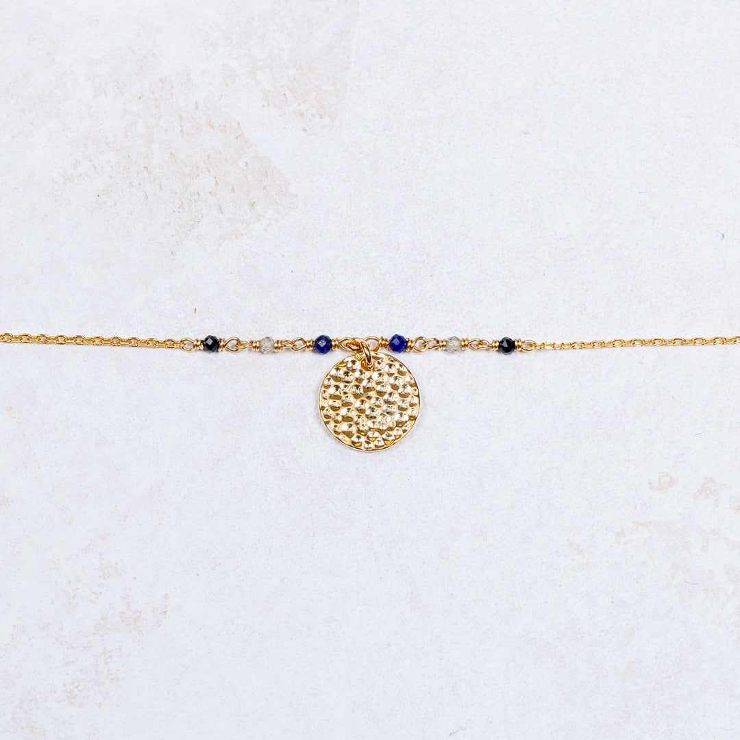 Bracelet Capucine - Martelé - Crépuscule - Personnalisable