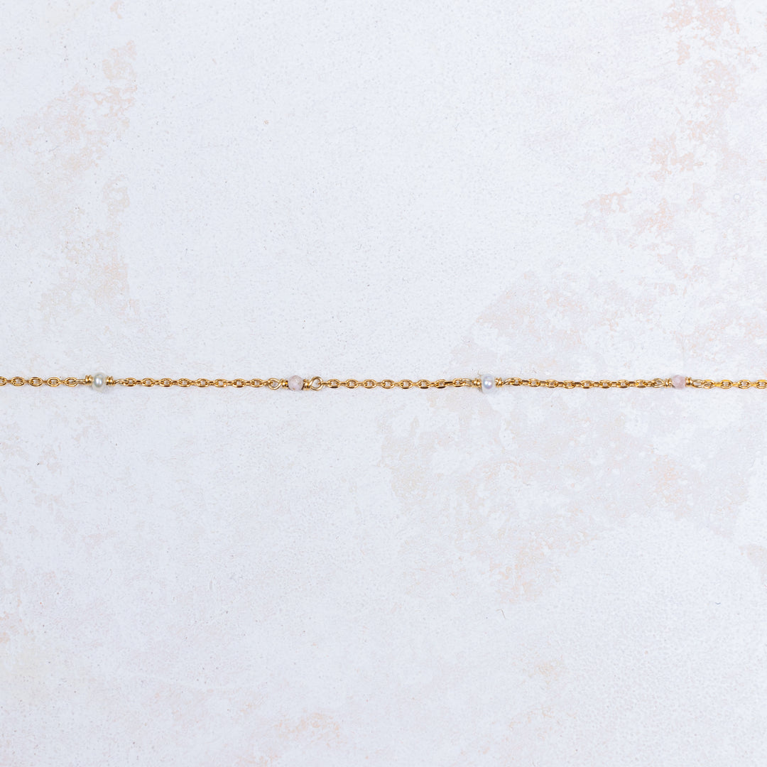 Bracelet Nora - Vieux Rose