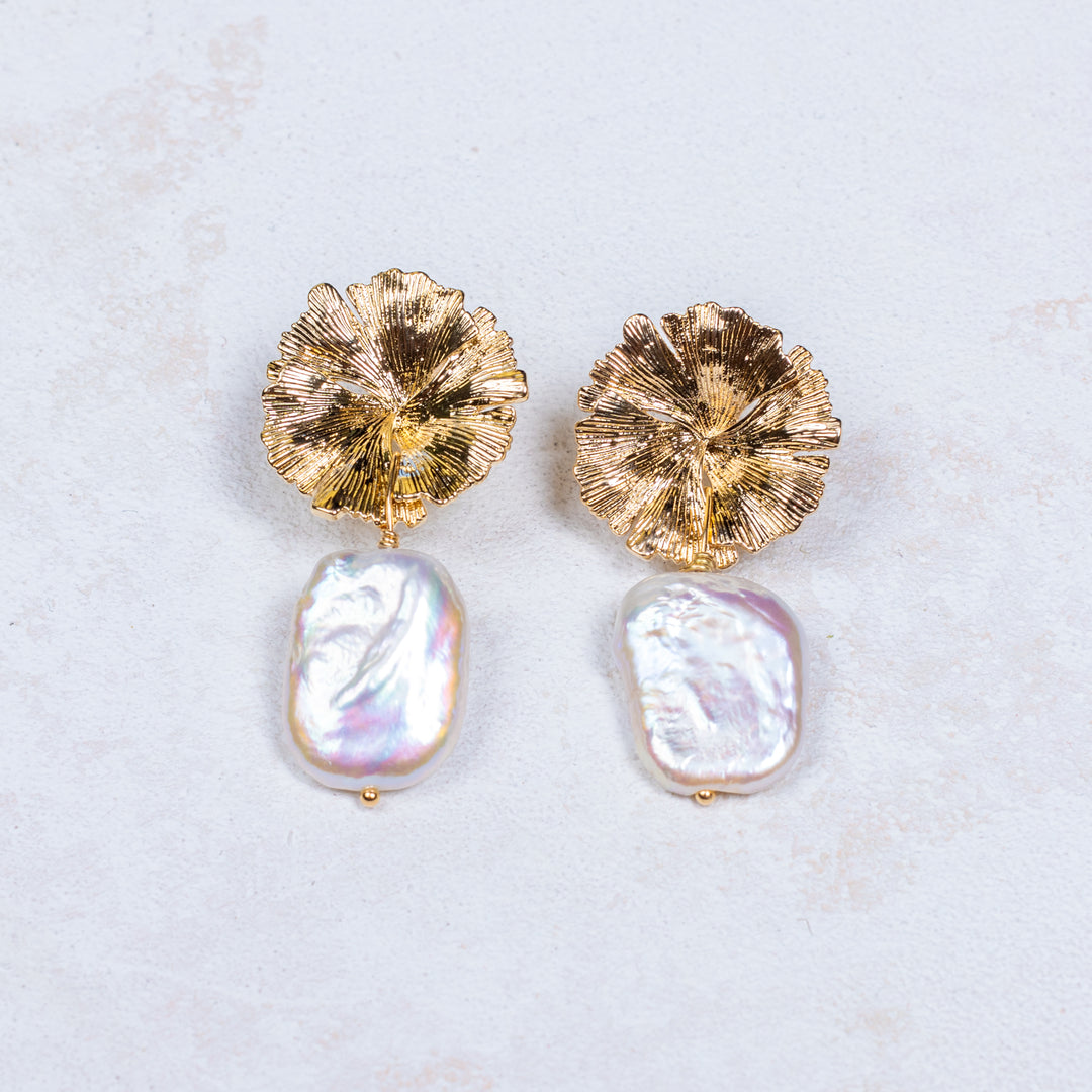 Boucles d'oreilles Magalie - Blanc