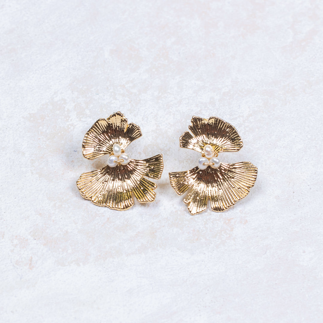 Boucles d'oreilles Victoire - Blanc