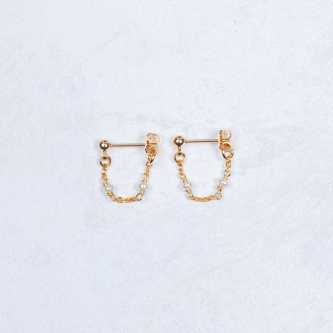 Cécilia Earrings - White