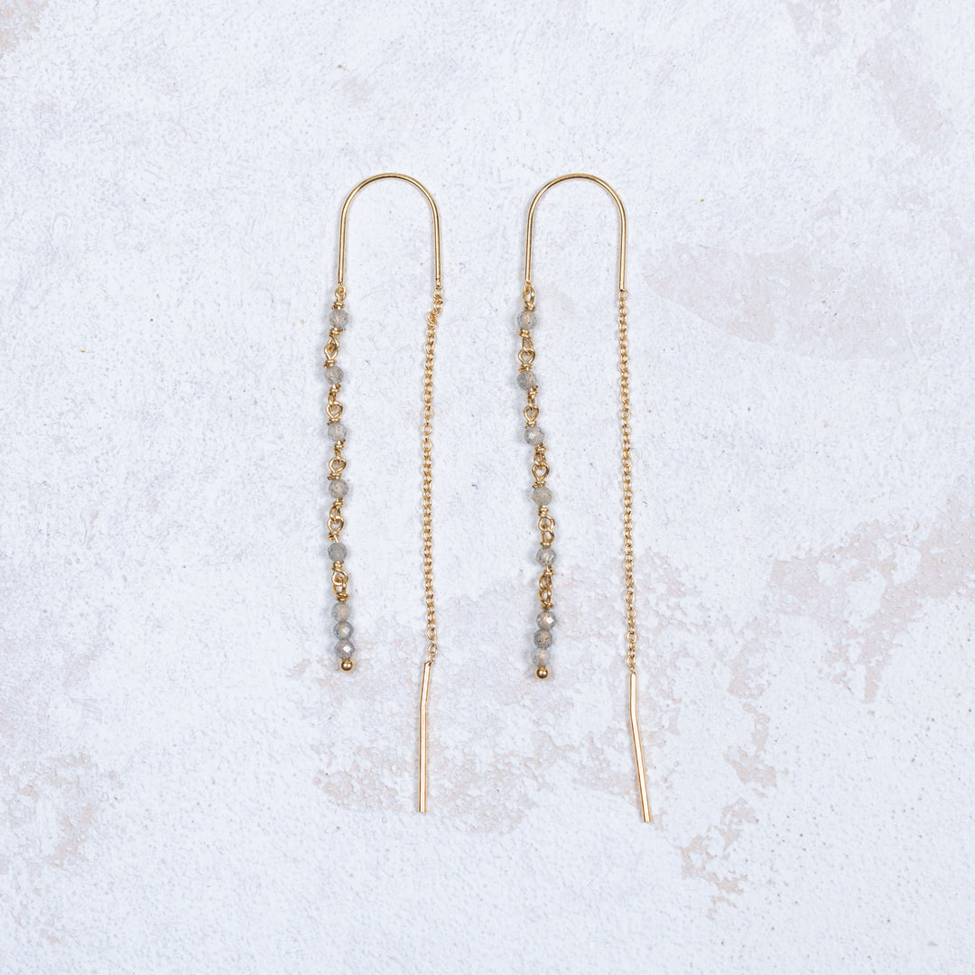Gala Earrings - Grey