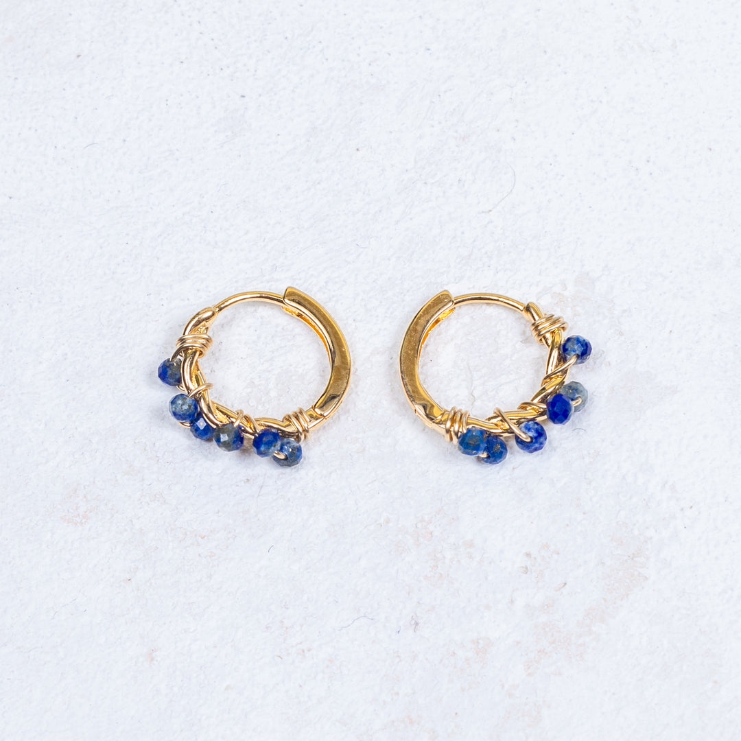 Zoé Earrings - Large Model - Azure Blue