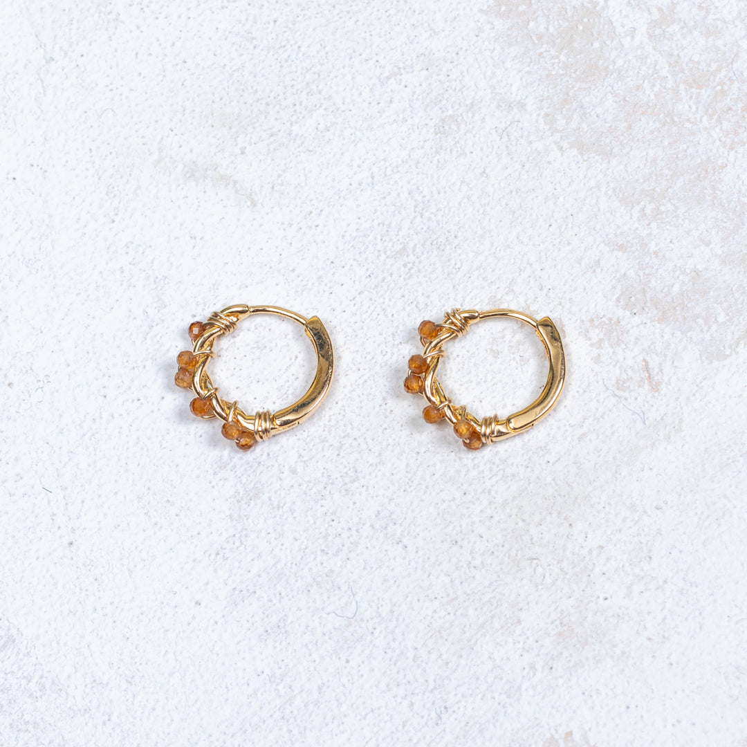 Zoé Earrings - Large Model - Rust