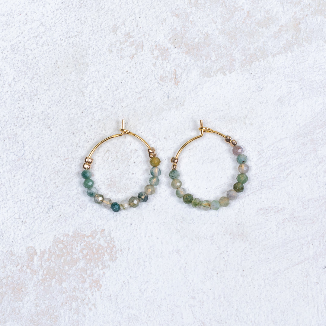Boucles d'oreilles Muriel - Vert