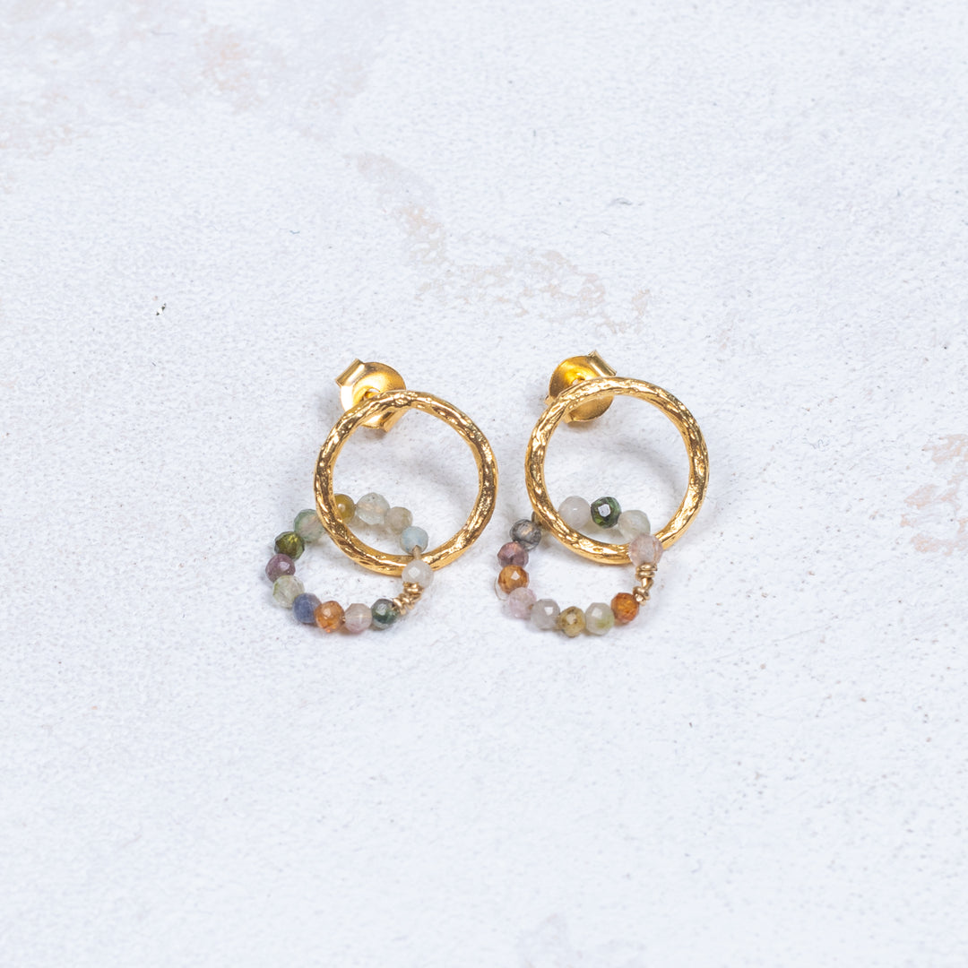 Boucles d'oreilles Niscia - Tourmaline