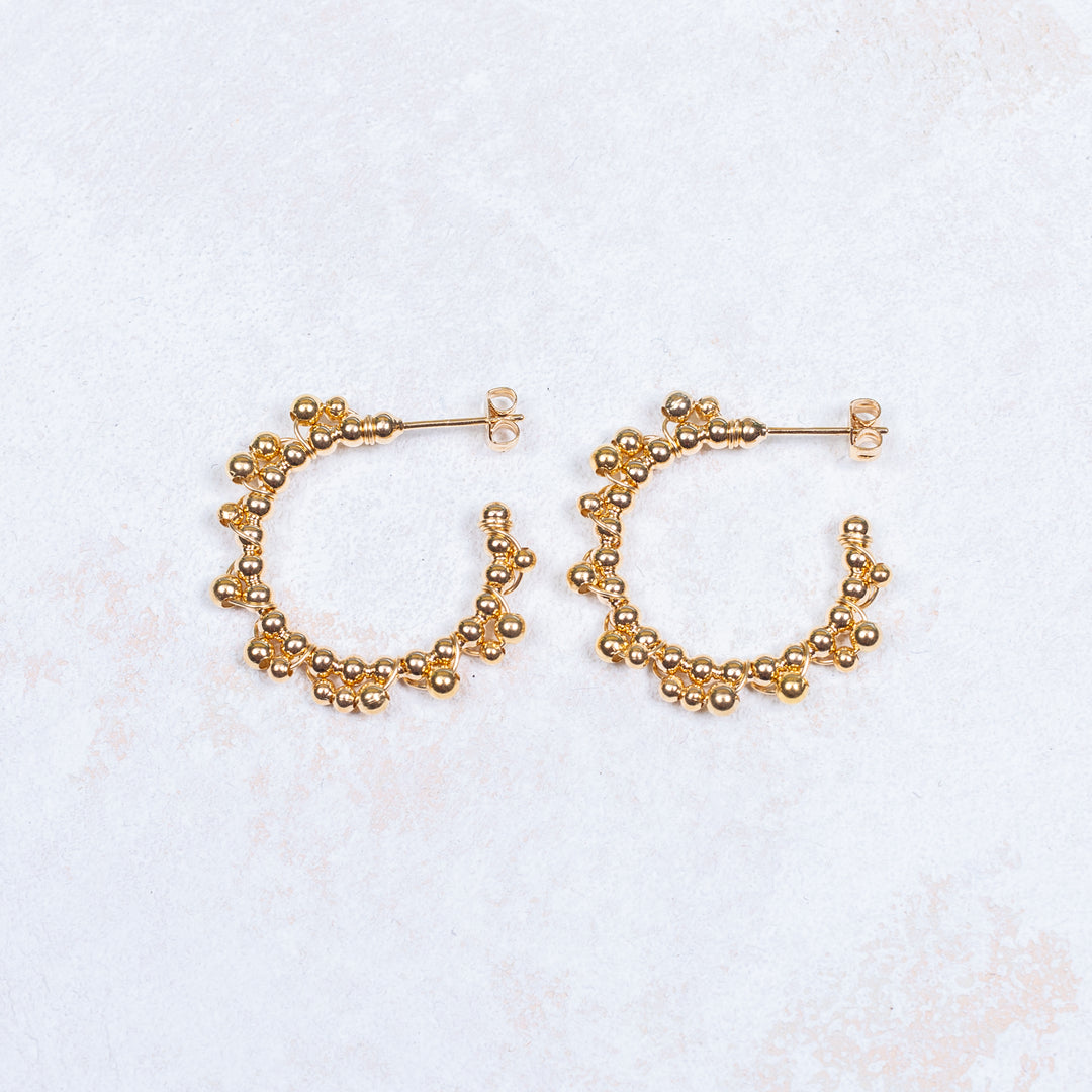 Boucles d'oreilles Salma - Plaqué or