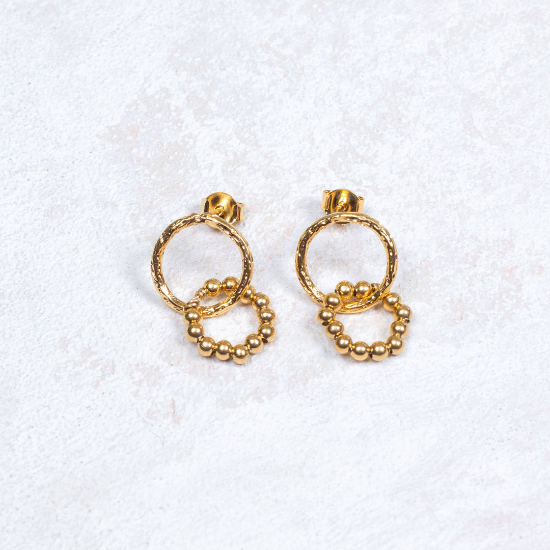 Boucles d'oreilles Niscia - Plaqué Or