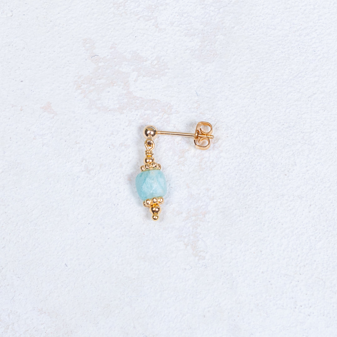 Boucle d'oreille Noalie - Turquoise - À l'unité