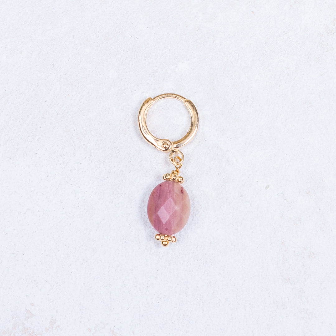 Léopold Earring - Raspberry - Per unit