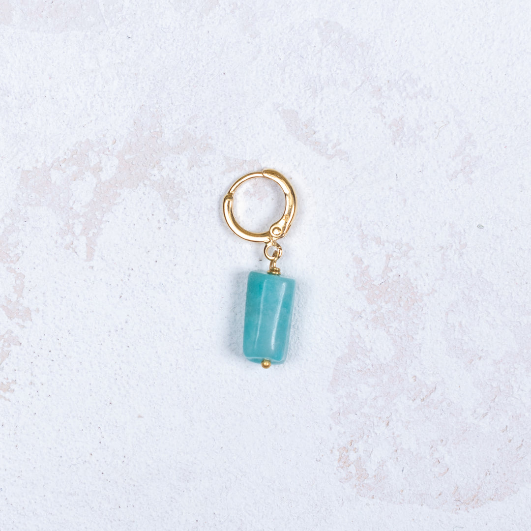 Boucle d'oreille Ariel - Bleu Azur - À l'unité