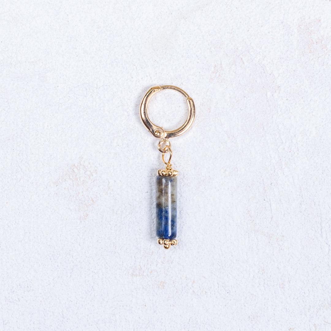 Boucle d'oreille Elyn - Azur - À l'unité