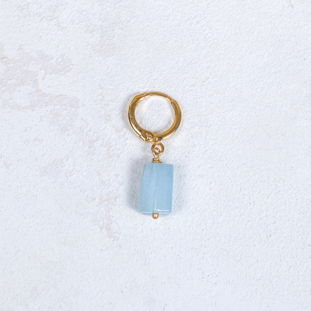 Boucle d'oreille Ariel - Bleu Givré - À l'unité