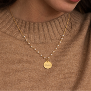 Collier Capucine - Blanc - Personnalisable