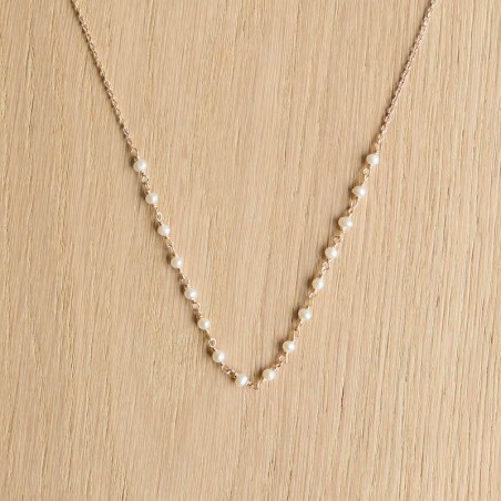 Collier Freja - Blanc - 45/50 cm