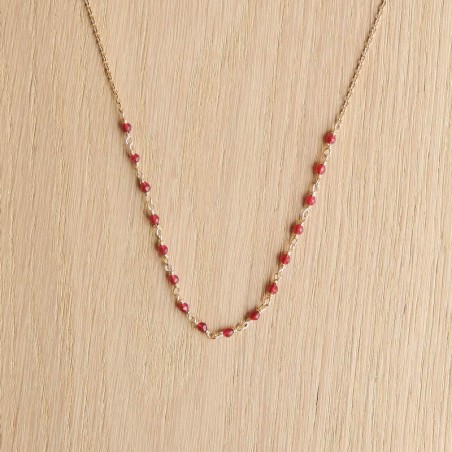 Freja Necklace - Plum - 45/50 cm