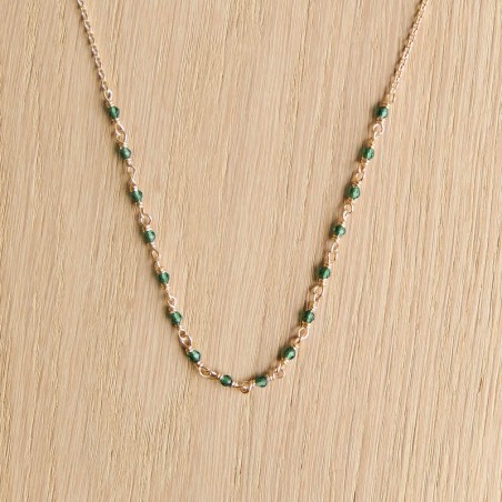 Collier Freja - Vert - 45/50 cm