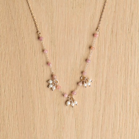 Collier Isidore - Vieux Rose