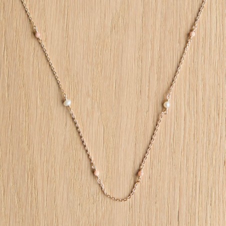 Collier Nora - Vieux Rose