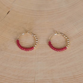 Naomie Earrings - Red