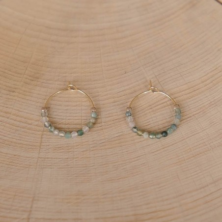 Boucles d'oreilles Muriel - Vert