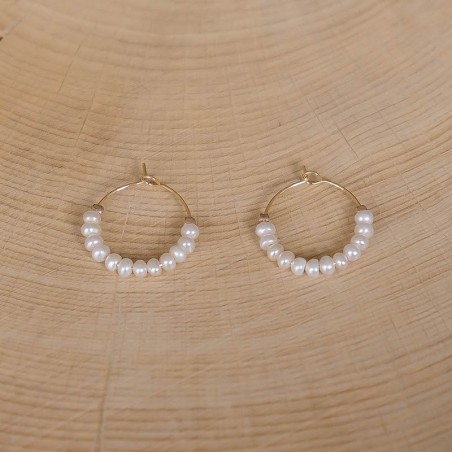 Boucles d'oreilles Muriel - Blanc