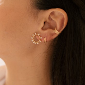 Lya Earrings - White